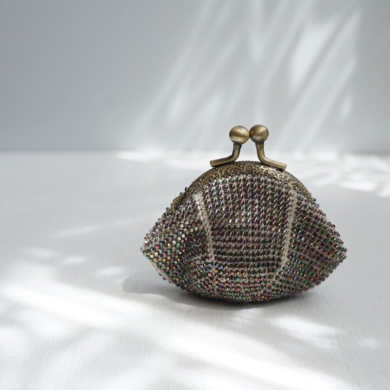 Ba-ba handmade Seedbeads crochet coinpurse No.1953 - 零錢包/小錢包 - 其他材質 多色