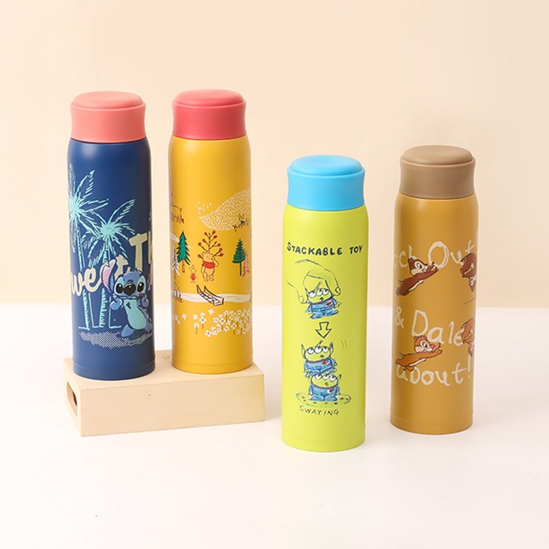 Disney 316 Stainless Steel Thermos-500ml Ultra Lightweight Thermos Cup Winnie the Pooh Chichititi - กระบอกน้ำร้อน - สแตนเลส หลากหลายสี