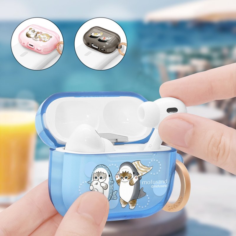 GARMMA  Mofusand 貓福珊迪 for AirPods Pro/ Pro2 保護套 - AirPods/耳機保護套 - 矽膠 黑色