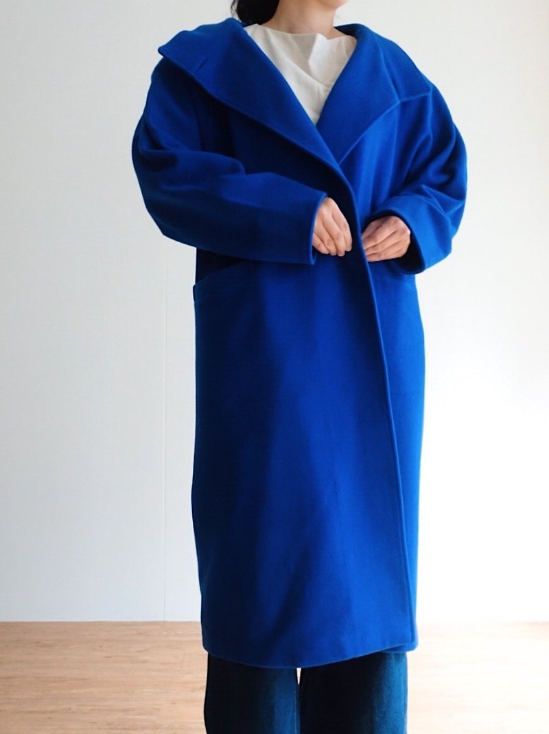 Vintage 大衣 / 毛料 no.49 A - 女大衣/外套 - 其他材質 藍色