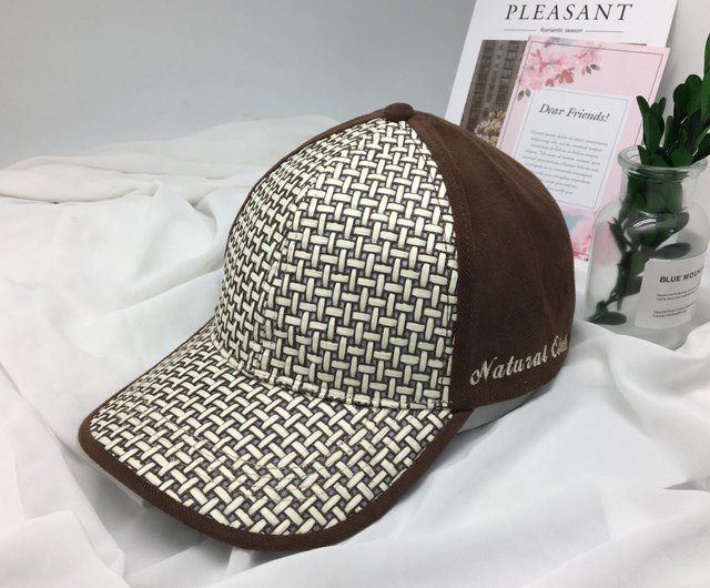 rattan baseball cap