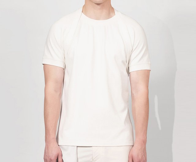 ホワイトレイヤードショールtシャツ メンズ ショップ Seannung Tシャツ メンズ Pinkoi
