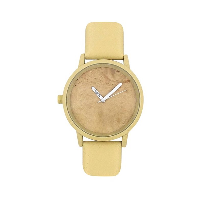FORREST - Sold Out Yellow Wood (L) - นาฬิกาผู้หญิง - หนังแท้ 