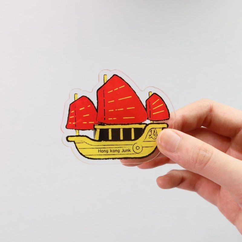 香港帆船磁石貼 - 香港特色系列 - 磁鐵 - 塑膠 多色