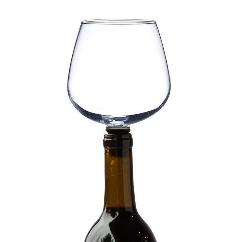 Guzzle Buddy 2GO Unbreakable - Tritan Plastic Wine Bottle Glass - แก้วไวน์ - พลาสติก ขาว