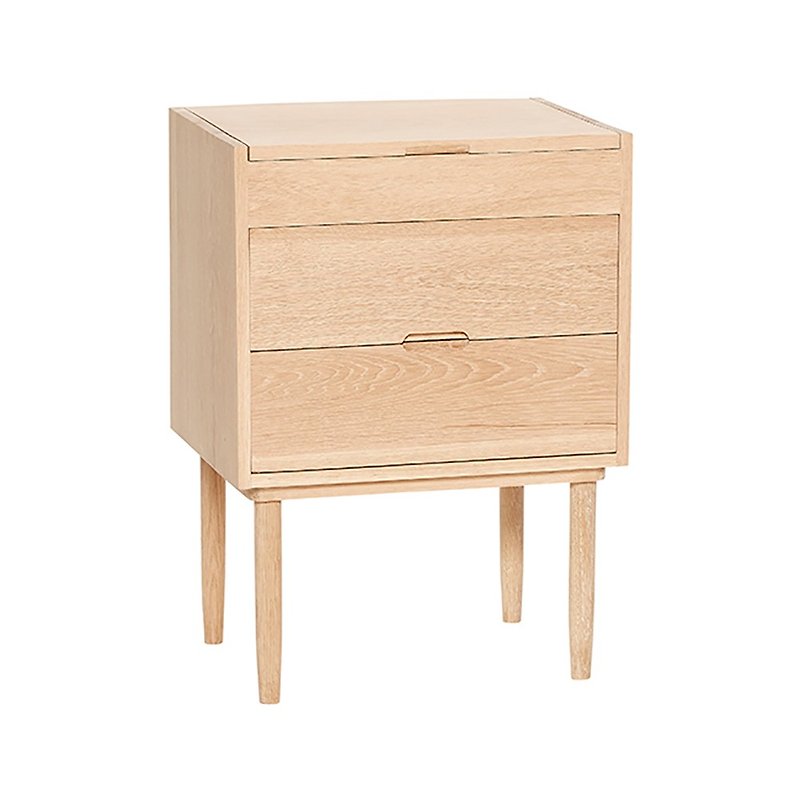 Hubsch-Dresser Side Table-2 Drawers - Other Furniture - Wood Brown