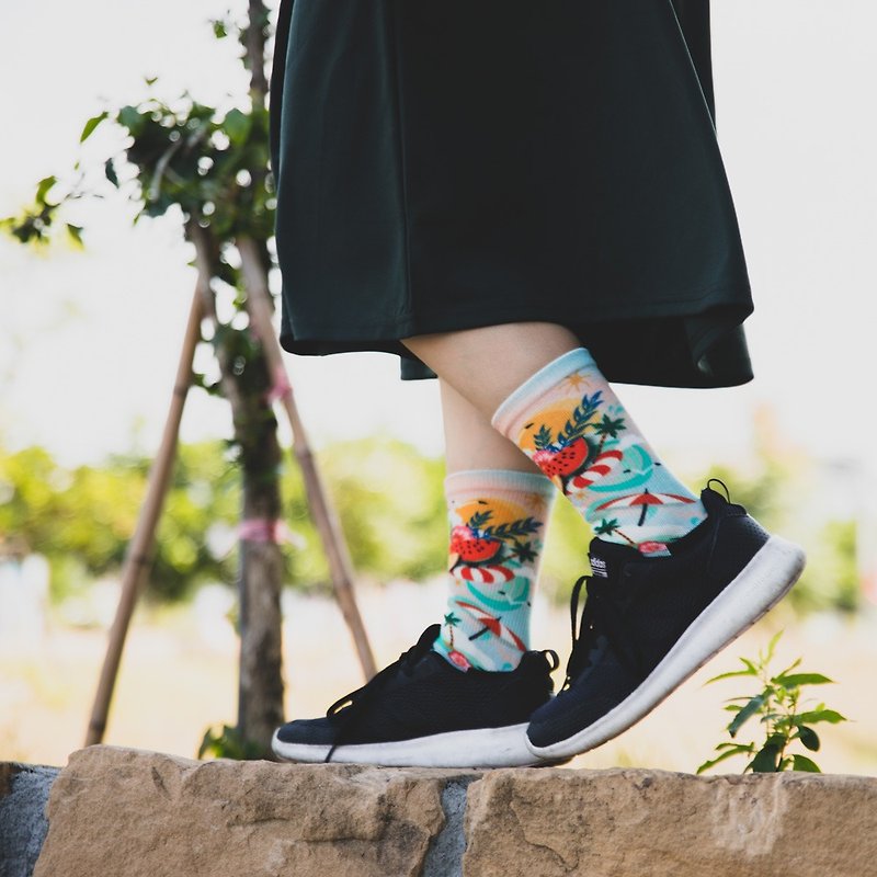 Xiaochuang Socks-Summer Ocean - Socks - Eco-Friendly Materials Multicolor