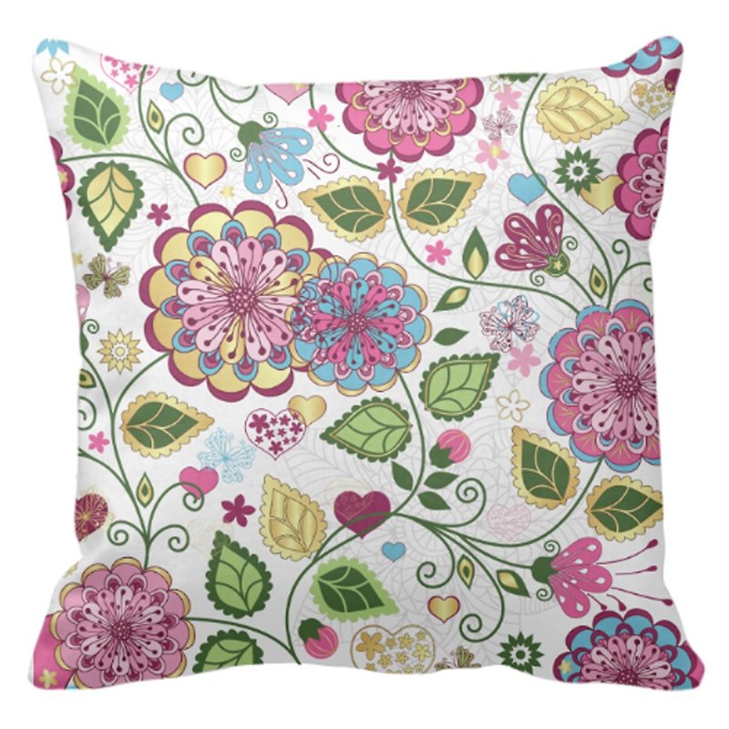 Plush Pillow - หมอน - ผ้าฝ้าย/ผ้าลินิน หลากหลายสี