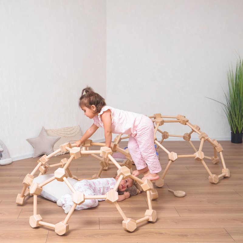 1 to 4 years Spider web XS Size, Montessori Play Gym, Kids And Baby Unique Gift - Kids' Toys - Wood 