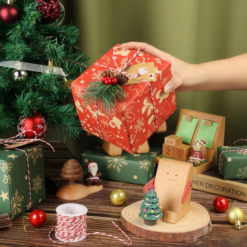 加購精美聖誕包裝&手寫卡片 交換禮物 聖誕禮盒 聖誕卡 - 卡片/明信片 - 紙 多色