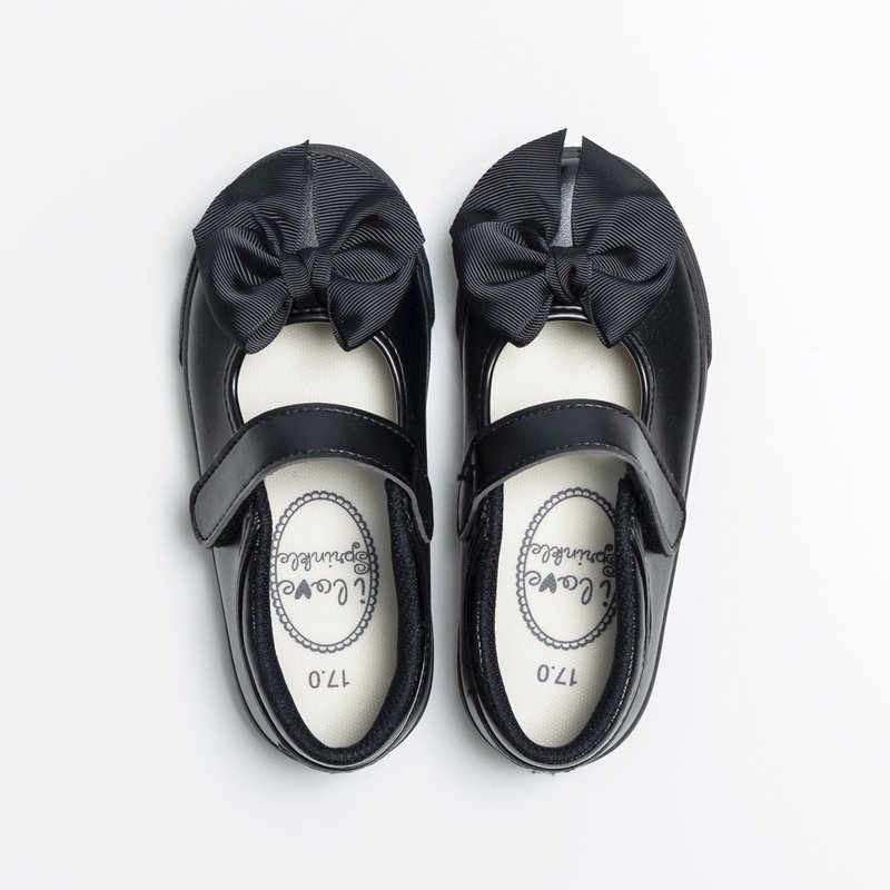 Kim Black Bow Doll Shoes - รองเท้าเด็ก - ไฟเบอร์อื่นๆ 