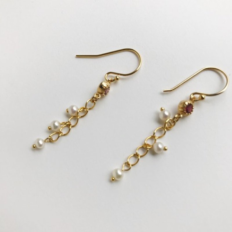 SV chain earrings G color 3