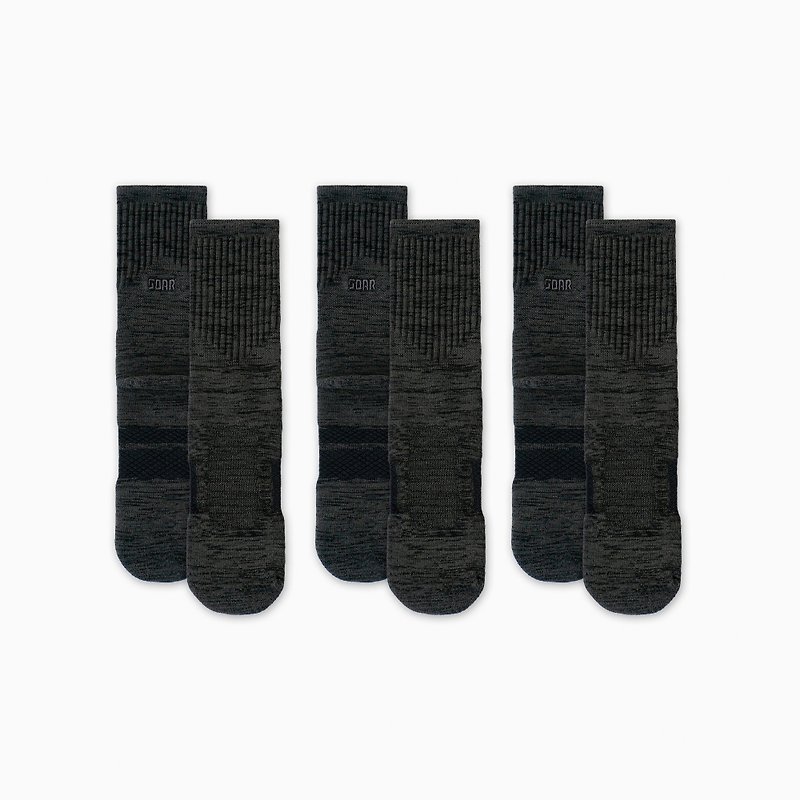 Made in Taiwan/Combed Cotton-99.9% Permanent Antibacterial-Daily/NC.996 Pack - Socks - Cotton & Hemp Black