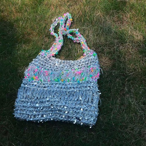 レインボーグミのショルダー　中① ハンドメイド レインボーグミのショルダー中① ハンドメイド