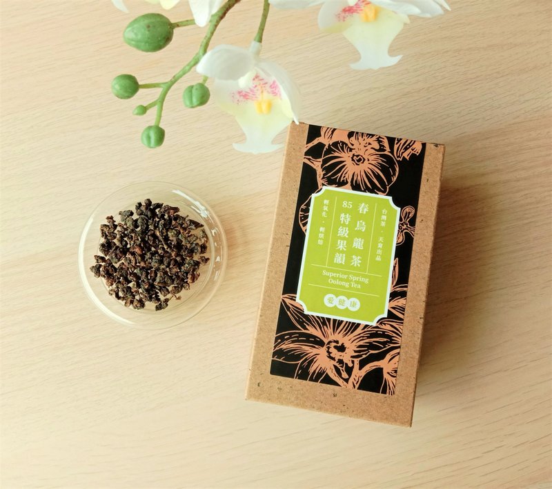 特級果韻春烏龍茶_花果香 輕發酵 輕烘焙_冷熱泡皆宜 - 茶葉/茶包/水果茶 - 植物．花 綠色