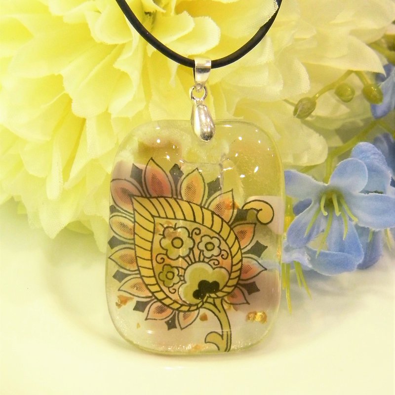 Fragrance glass necklages series - Gorgeous Fluted - fervent summer style - Necklaces - Glass Multicolor