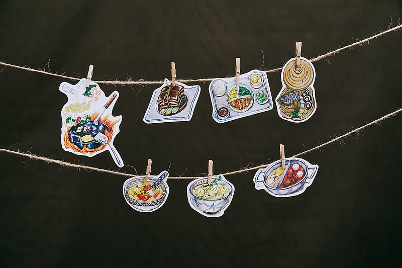 Taiwanese cuisine stickers pack - Stickers - Paper 