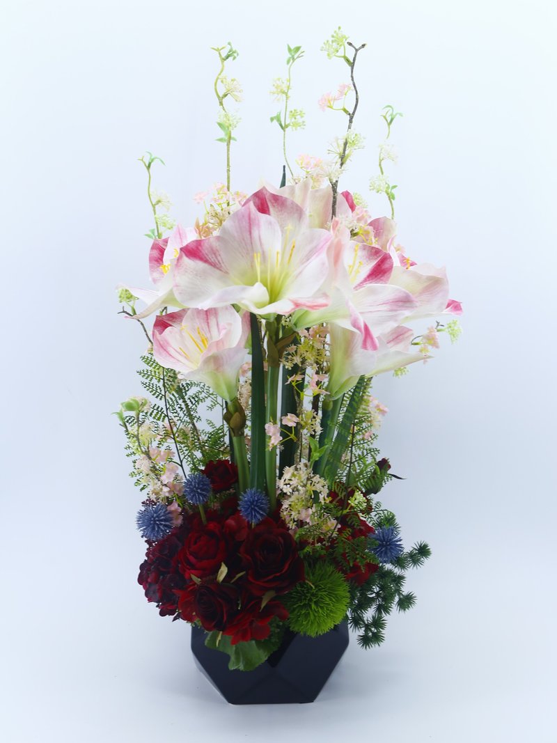 粉嫩優雅君子蘭香氛花禮 免運專人配送限雙北市 其餘地區需補運 - 盆栽/植栽 - 其他材質 粉紅色