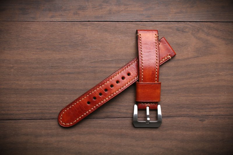 [NS handmade leather goods] leather strap handmade strap custom strap - อื่นๆ - หนังแท้ 