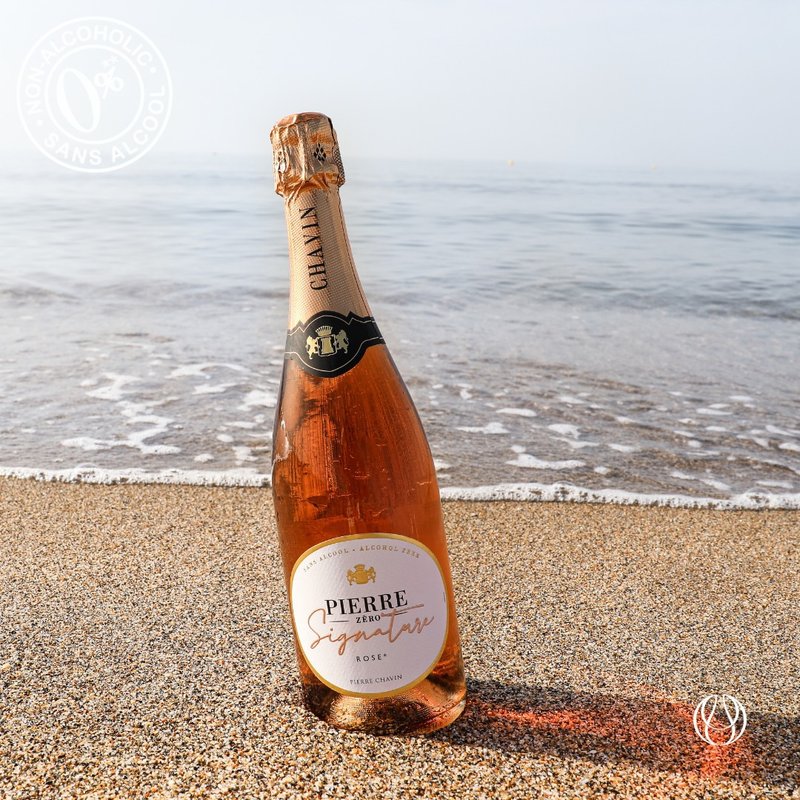 法國 CHAVIN 夏凡 尊爵無酒精氣泡粉紅酒風味飲 750mL Vegan 全素 - 果汁/蔬果汁 - 玻璃 粉紅色