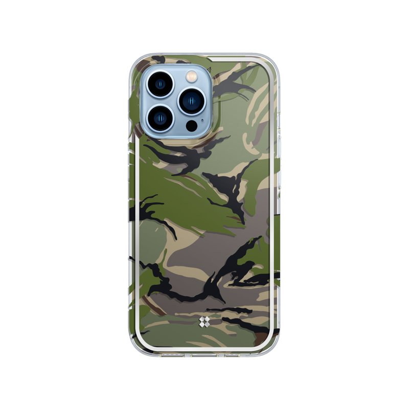 IPHONE 13 PRO MAX / 13 PRO / 13 CASE: PRISMART CAMO WOOD - 手機殼/手機套 - 塑膠 綠色