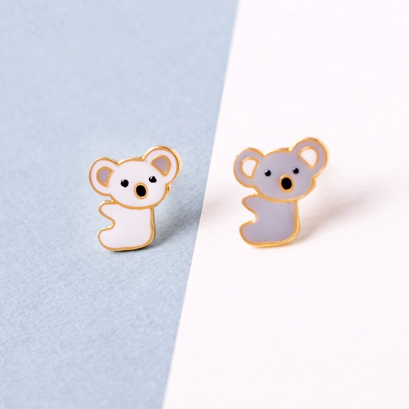 Forest Koala Ear Pins Clip-On Birthday Gift Clip-on Earrings Cute Animals