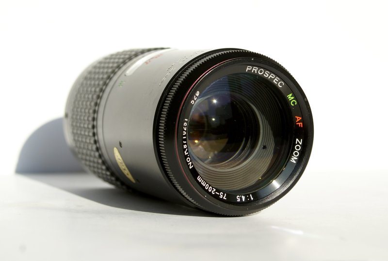 tested ProSpec Zoom 4.5/75-200 MC AF lens for SLR Sony A Minolta A mount Japan - 相機/拍立得/底片相機 - 塑膠 黑色