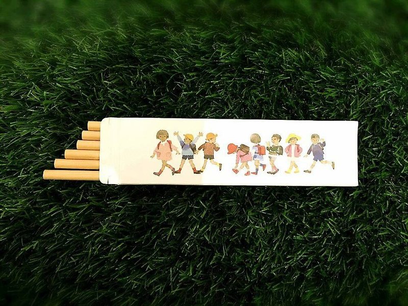 Iwasaki Chihiro | Log Pencil Set 6pcs - Pencils & Mechanical Pencils - Wood 
