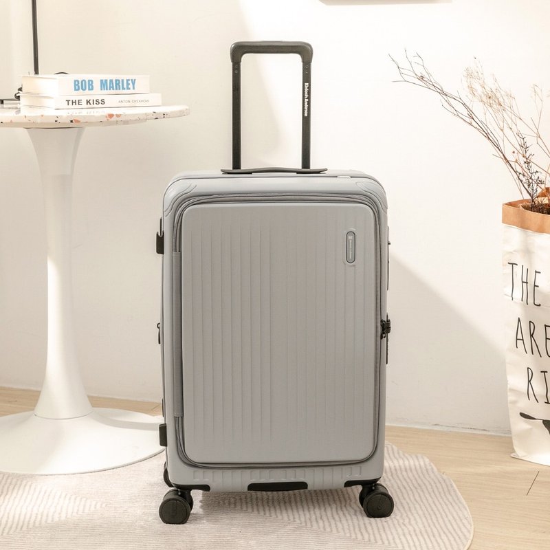 贈旅行三件組【金安德森】24吋 Urban Ease 前開式煞車輪行李箱 - 行李箱/行李喼 - 塑膠 多色