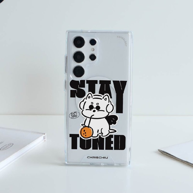 CHRISCHIU MOMOジュースを飲む防滴クリアSAMSUNGスマホケース - スマホケース・カバー - プラスチック 多色