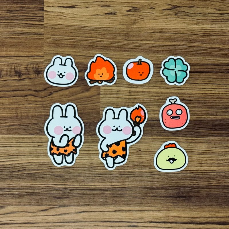 Latutu-set of waterproof stickers - สติกเกอร์ - วัสดุกันนำ้ หลากหลายสี