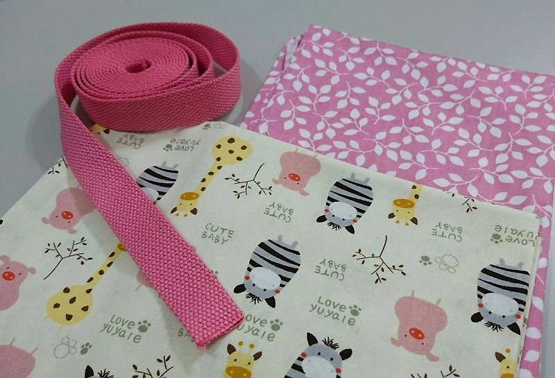 「特殊訂製」可愛動物托特包 - 側背包/斜孭袋 - 其他材質 粉紅色