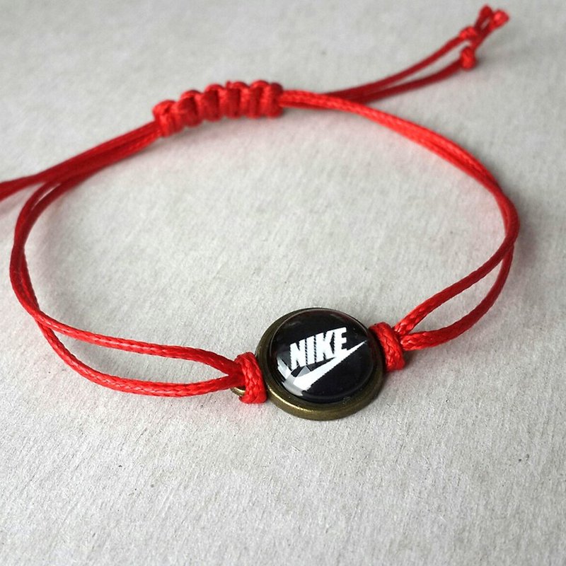 Nike Wax Cord Bracelet, Swoosh Bracelet - Bracelets - Stainless Steel 