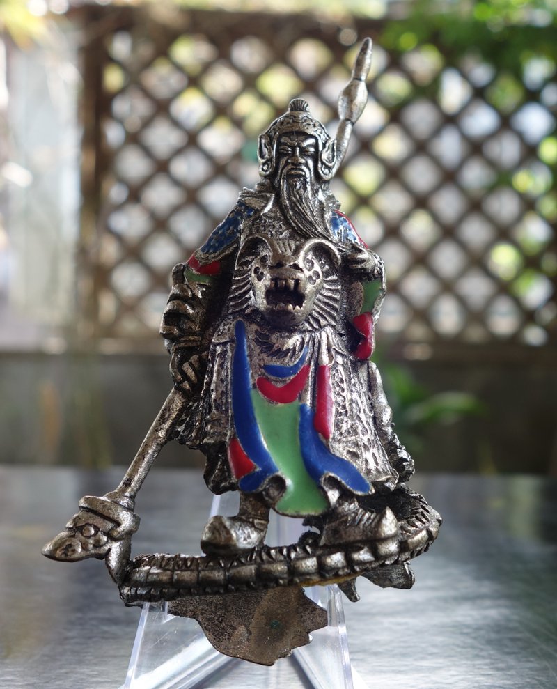 關公擺件 關羽 關公 關聖帝君 武財神 忠義 風水擺件 招財 鎮宅 - 擺飾/家飾品 - 其他金屬 多色