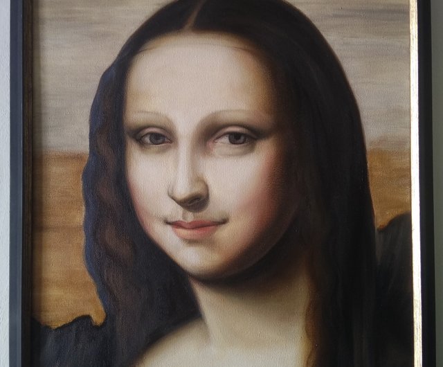 モナリザ 複製絵画 金色フレーム付き モナリザ 複製絵画 金色フレーム付き