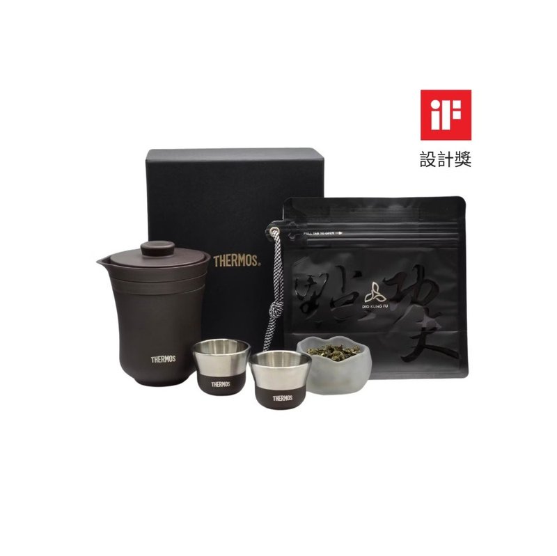 膳魔師便攜茶具茶葉組+奶香金萱 - 茶具/茶杯 - 其他材質 白色