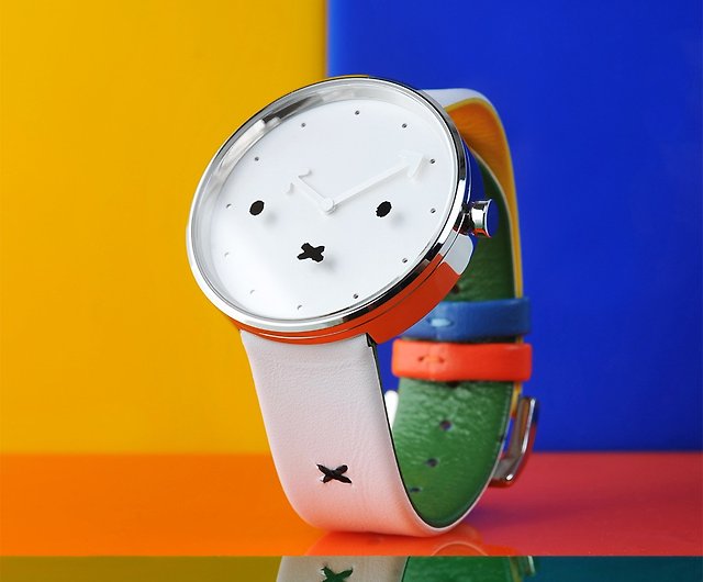 Pinkoi x miffy】腕時計 ホワイト - ショップ anicorn-watches 腕時計 