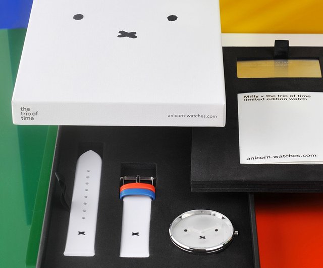 ✠OLEVS✠ & ❀ Miffy コラボ クォーツ腕時計❀ ✨ WHITE miffy02-2.jpg.webp