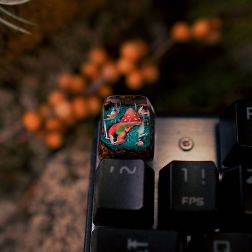 ハンドメイド　キーキャップ Amazon | Capkeyno Artisan アニメ 樹脂 ハンドメイド キー