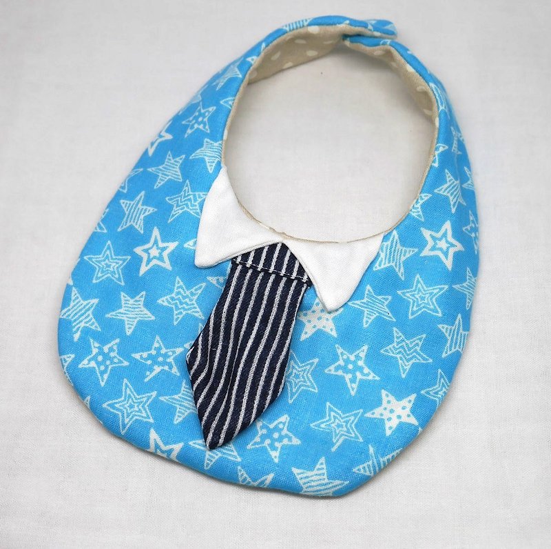 Japanese Handmade 8-layer-gauze Baby Bib / with tie