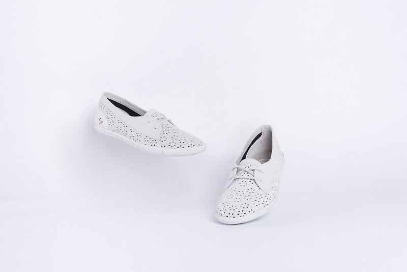 寶特瓶製休閒鞋  Paris系列  淺灰色  女生款 - 女款休閒鞋 - 環保材質 灰色