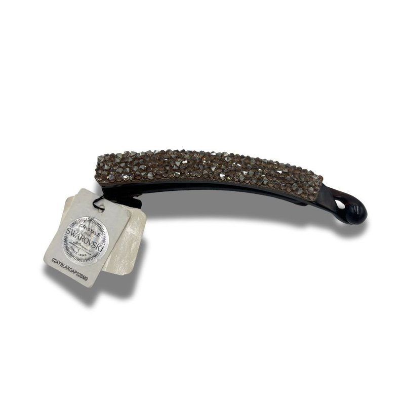 COMPLEX BIZ クリスタルバナナクリップ - ヘアアクセサリー - レジン 多色