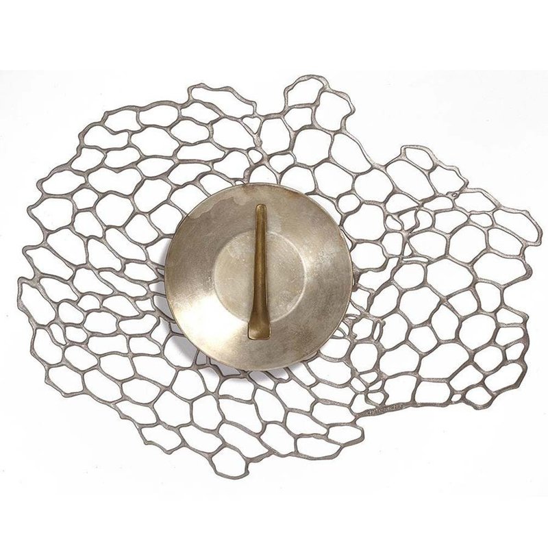 浪花 Sea Lace 橢圓形餐墊 33.5 × 45 cm(共二色可選) - 桌布/桌巾/餐墊 - 塑膠 灰色
