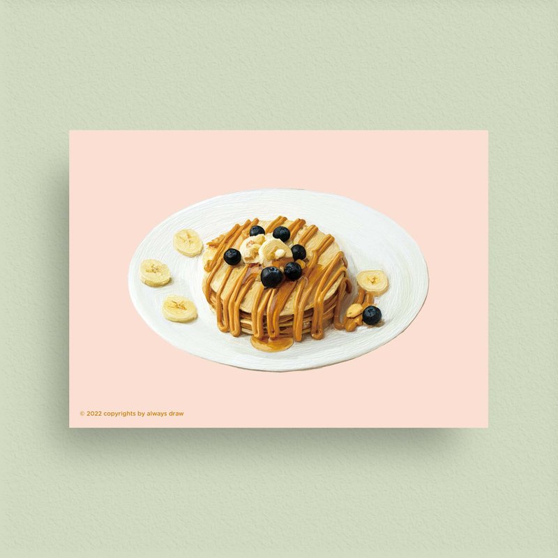 Muffin Postcard H - always eat - การ์ด/โปสการ์ด - กระดาษ สึชมพู