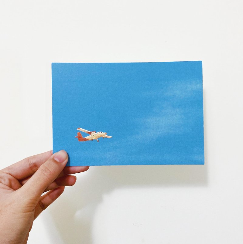 Postcard/ Orchid Island/ Flying - การ์ด/โปสการ์ด - กระดาษ สีน้ำเงิน