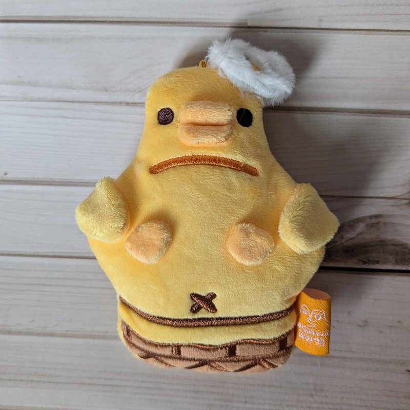 Flexible coin purse with chicken and duck ice cream charms - Coin Purses - Other Materials 