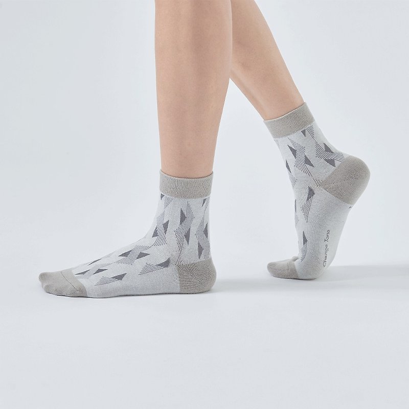 Rafting/Gray (M)-MIT Design Socks - Socks - Cotton & Hemp Gray