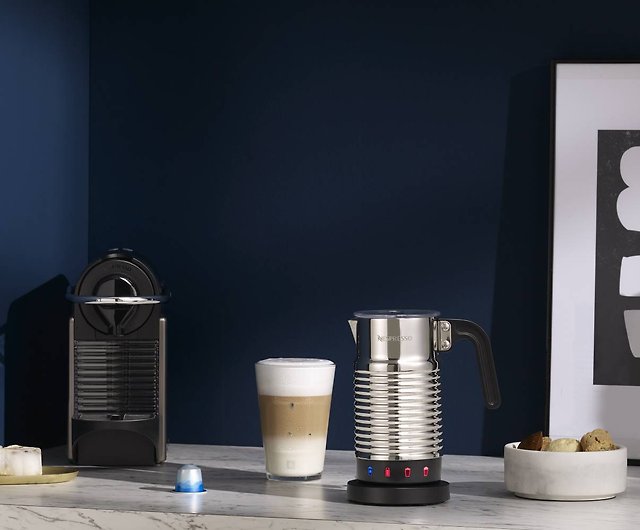 贈品牌杯組】Nespresso Pixie(2色) 全自動奶泡機組- 設計館Nespresso 