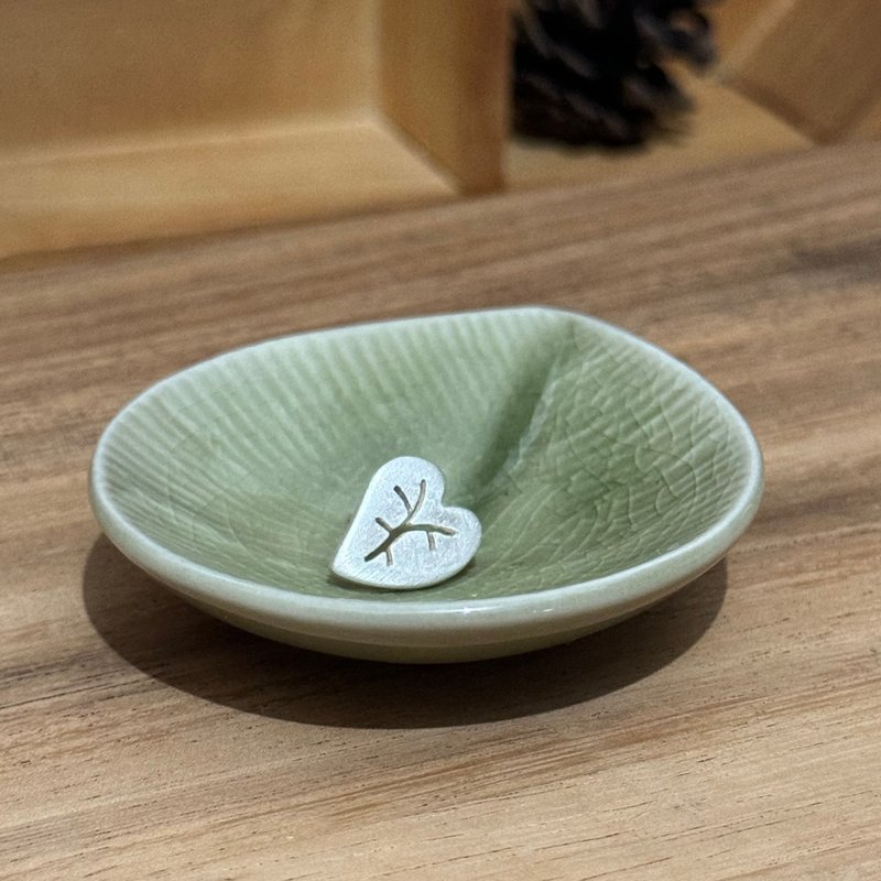 觀音蓮 項鍊   觀葉植物 森林葉語系列 925純銀 - 項鍊 - 純銀 