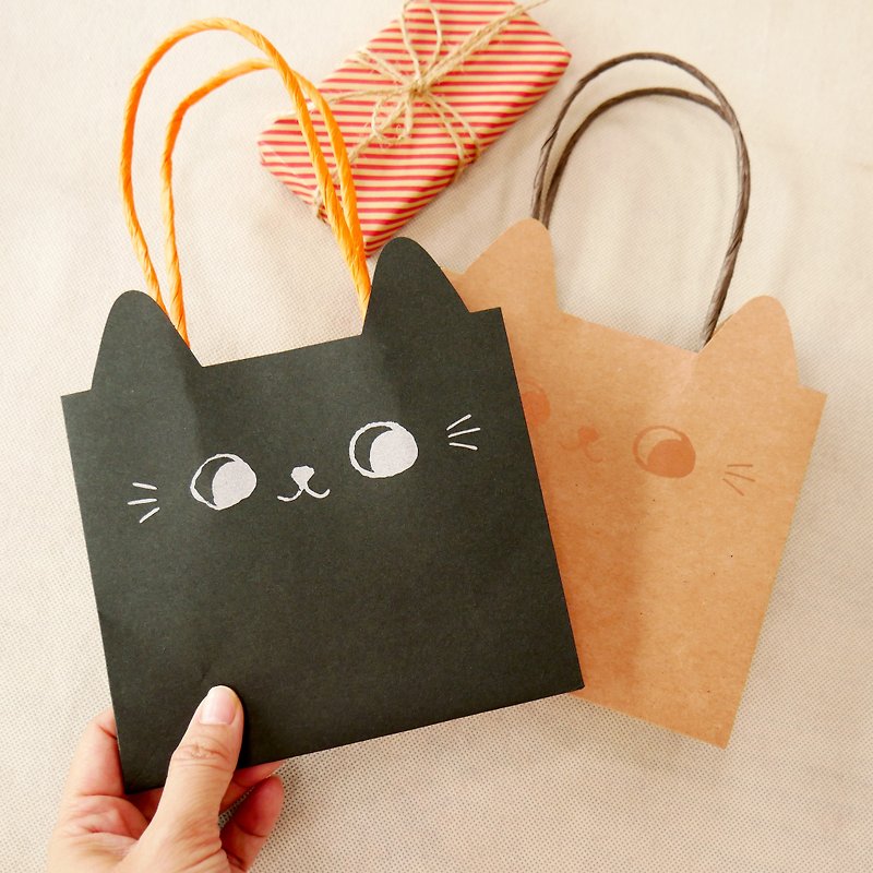 O-CAT－貓耳紙袋-小 - 禮物盒/包裝盒 - 紙 